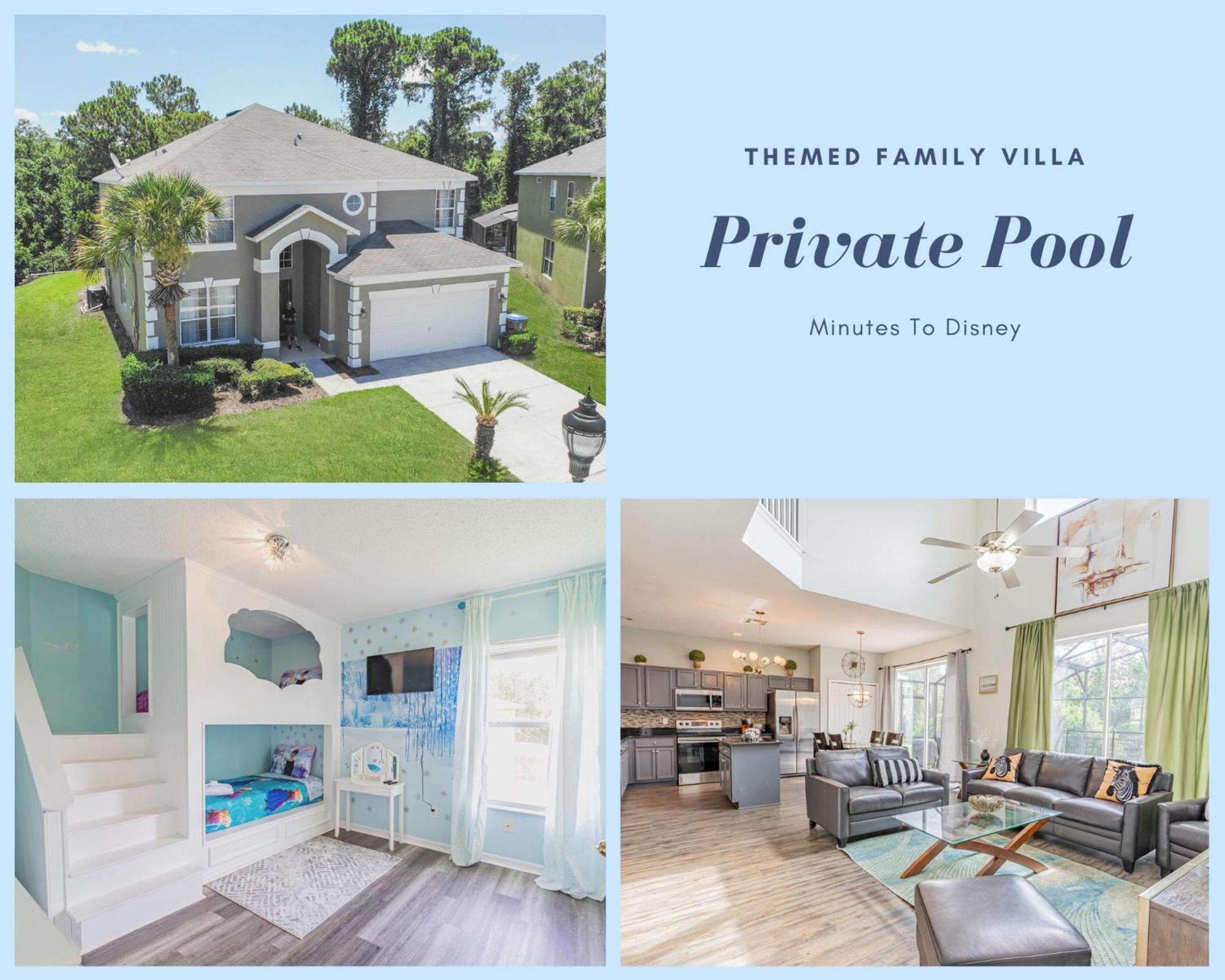 Themed Villa, 12 Min To Disney, Resort Access Orlando Exterior photo